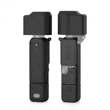 PULUZ 4-in-1 ochranná sada pre DJI Osmo Pocket 4 - čierna (PU1109B)