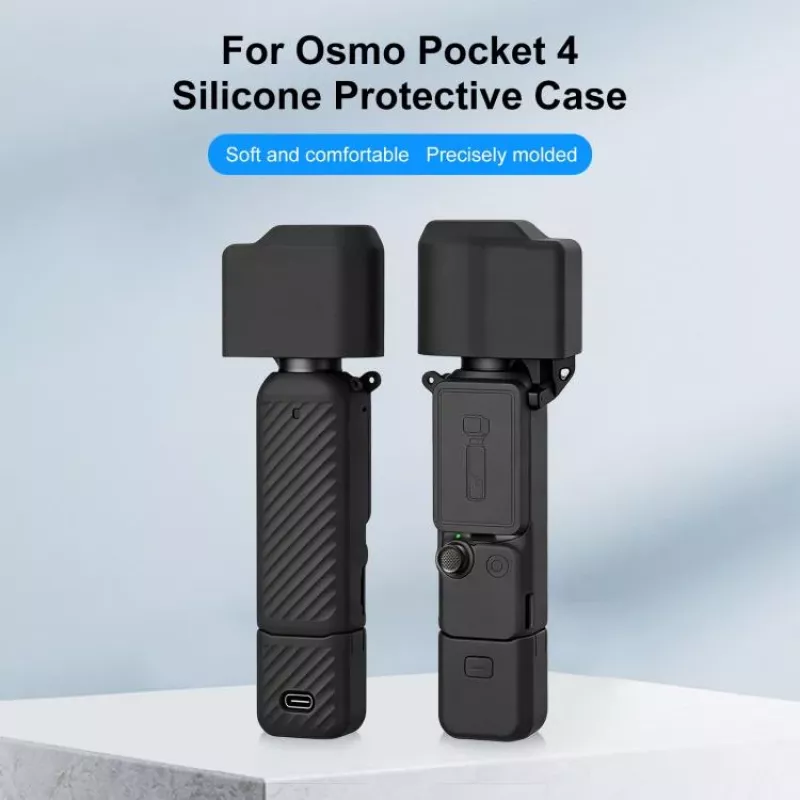 PULUZ 4-in-1 ochranná sada pre DJI Osmo Pocket 4 - čierna (PU1109B)