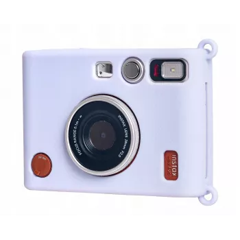 LOVEINSTANT silikónové ochranné puzdro pre Fujifilm Instax Mini Evo - fialová