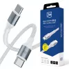 3mk Hyper Cable N-SERIES USB-C na USB-C 1m 60W biela