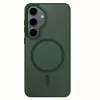 3MK Smoke MagCase pre Samsung Galaxy S25 - zelené priesvitné MagSafe puzdro na zadnú stranu
