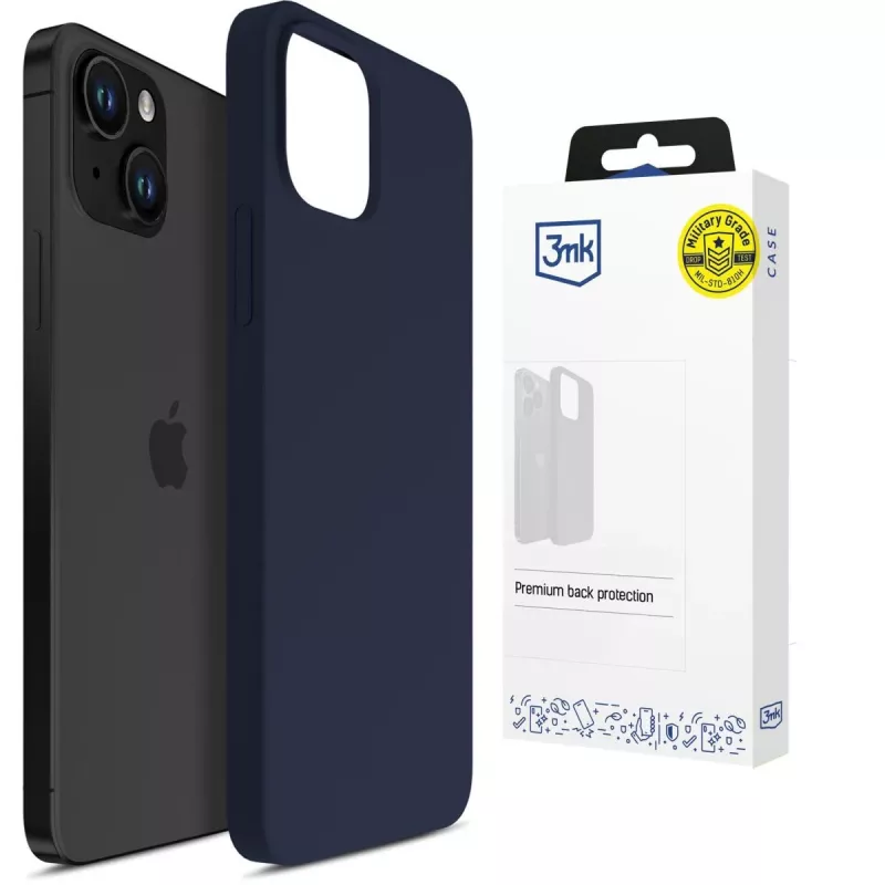 3MK PROTECTION Apple iPhone 15 - 3mk Hardy Mellow puzdro tmavomodré