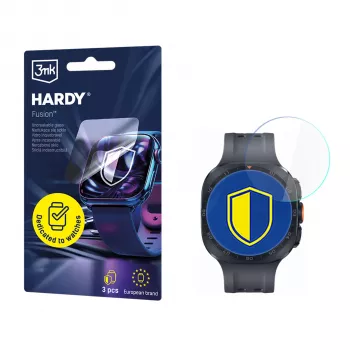 3mk Hardy Fusion ochrana hodiniek pre Samsung Galaxy Watch Ultra 2 (2026) - transparentná hybridná fólia ochrana displeja