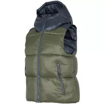 4F dámska khaki zateplená páperová vesta H4Z22 KUDP004 veľkosť L