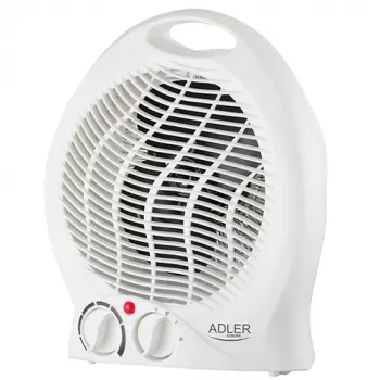 Adler AD 7728 PTC keramické teplovzdušné kúrenie 2000W s osciláciou, 2 stupne ohrevu, režim studeného vzduchu, ochrana proti prehriatiu a prevráteniu, biela/čierna
