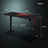 Diablo X-Mate 1400 herný stôl 140 cm x 60 cm čierny