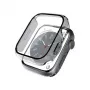 Crong Hybrid Watch Case s tvrdeným sklom pre Apple Watch 40mm - transparentný