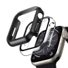Crong Hybrid Watch Case s tvrdeným sklom pre Apple Watch 40mm - transparentný