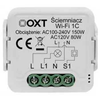OXT T225 Mini Smart Wi-Fi modul stmievača 1-kanál Tuya