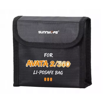 SUNNYLIFE ohňovzdorné úložné puzdro pre 3 batérie DJI Avata 2 / Avata
