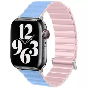Beline Magnetic Pro remienok na Apple Watch 38/40/41mm ružový/Sierra Blue