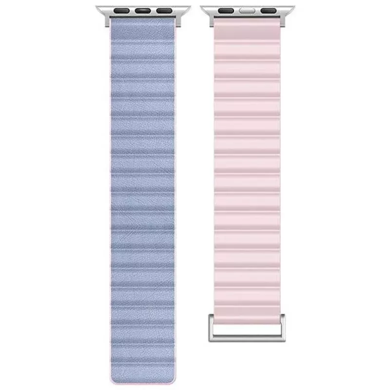 Beline Magnetic Pro remienok na Apple Watch 38/40/41mm ružový/Sierra Blue