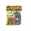 LEAN TOYS Sada 6 figúrok divých zvierat, slon, lev, nosorožec, tiger, zebra, žirafa