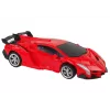 LEAN TOYS Auto-robot 2-in-1 na diaľkové ovládanie RC vozidlo červené