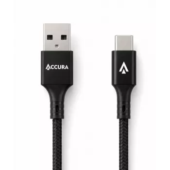 Accura USB 2.0 na USB-C kábel 1,0 m čierny