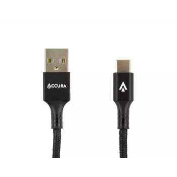 Accura USB 2.0 na USB-C kábel 1,0 m čierny