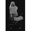 YUMISU 2050 kancelárska stolička, látkové čalúnenie, Cloud/Black (Y-2050-LB-M)