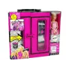 LEAN TOYS bábika so šatníkom pre bábiky v kufríku Beauty Girl