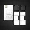 Tech-Protect Glass Flex+ ochranná fólia displeja pre Apple Watch 42mm (balenie 2 ks, čierna)