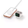 TECH-PROTECT A55 2-in-1 magnetická MagSafe nabíjačka 25W Qi2.2 biela