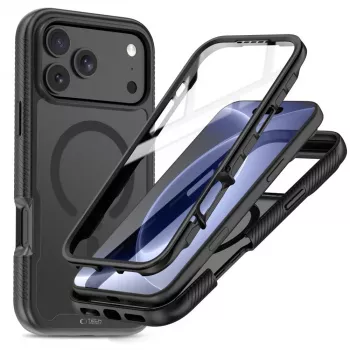 Tech-Protect Defense MagSafe puzdro pre iPhone 17 Pro / 18 Pro matná čierna