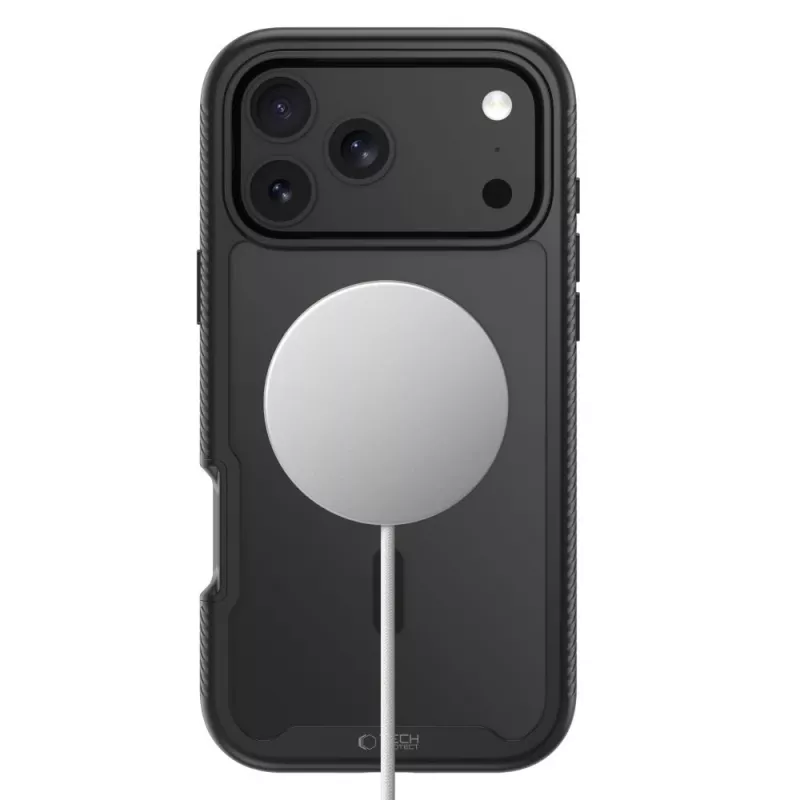 Tech-Protect Defense MagSafe puzdro pre iPhone 17 Pro / 18 Pro matná čierna