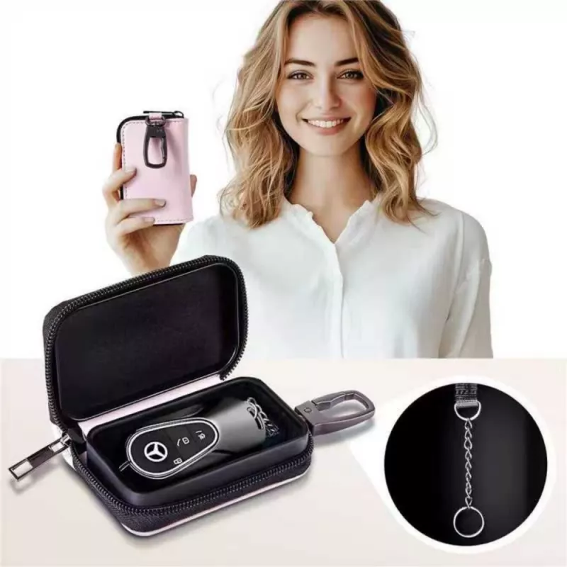 Tech-Protect KLR300 Faraday taška Keyless RFID blokátor signálu puzdro ružové