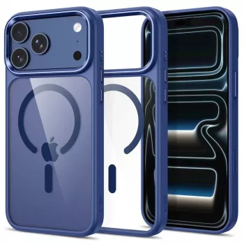 Tech-Protect Magmat MagSafe priehľadné puzdro pre iPhone 17 Pro Max / 18 Pro Max - Deep Blue