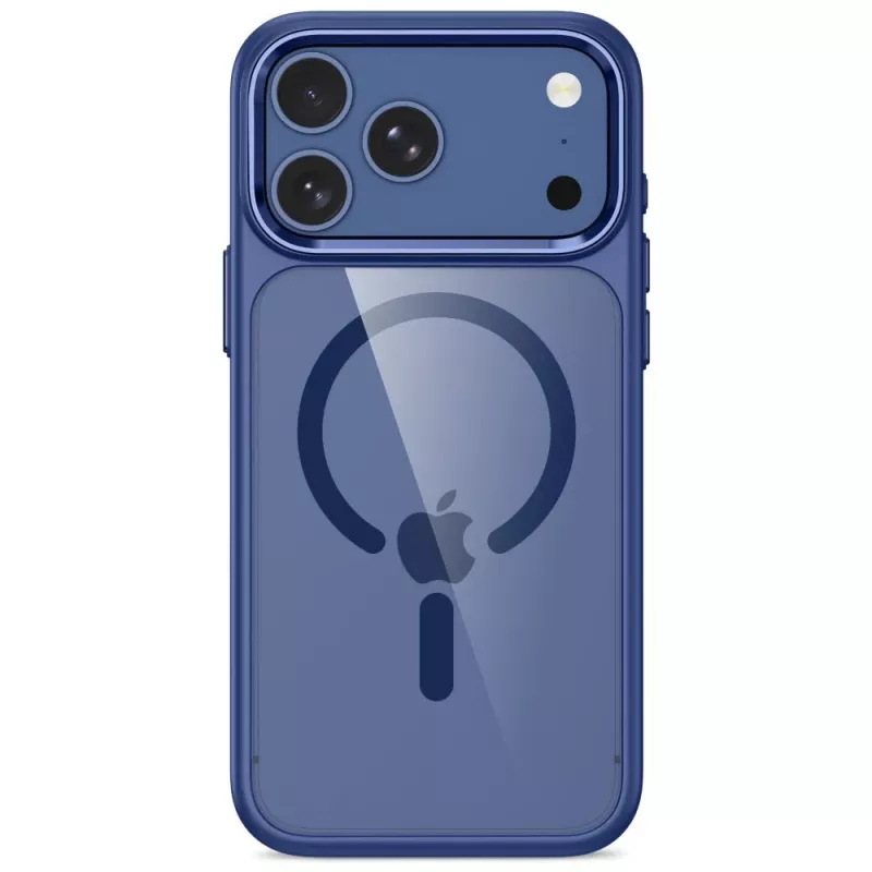 Tech-Protect Magmat MagSafe priehľadné puzdro pre iPhone 17 Pro Max / 18 Pro Max - Deep Blue