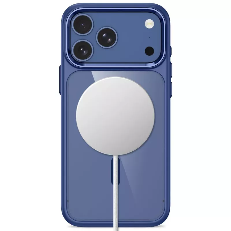 Tech-Protect Magmat MagSafe priehľadné puzdro pre iPhone 17 Pro Max / 18 Pro Max - Deep Blue