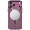 Tech-Protect Magmat MagSafe CC puzdro pre iPhone 17 Pro / 18 Pro - tmavá čerešňová/priehľadná