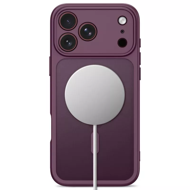 Tech-Protect Basicmag Magsafe iPhone 17 Pro Max / 18 Pro Max matná tmavá čerešňová