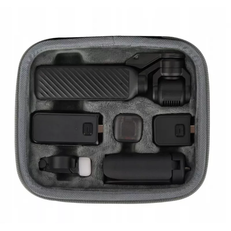 SUNNYLIFE B207 pevné puzdro pre DJI Osmo Pocket 4/3 - sivé