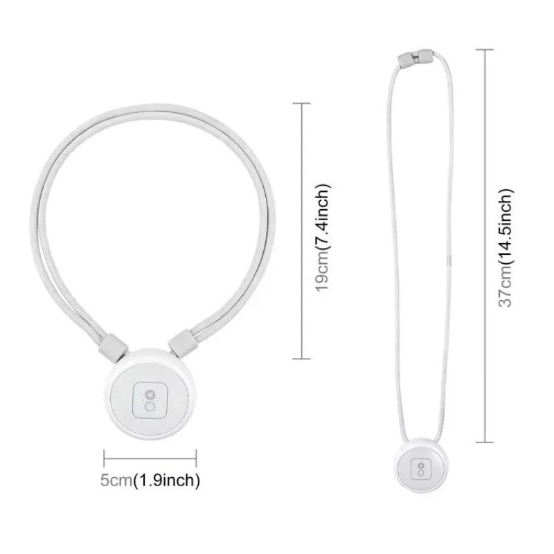 PULUZ PU1205W Magnetický držiak na krk so šnúrkou pre Insta360 GO Ultra, biely