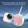PULUZ PU1205W Magnetický držiak na krk so šnúrkou pre Insta360 GO Ultra, biely