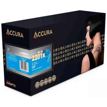ACCURA AC-H2201XC kompatibilná tonerová kazeta pre HP 220X (W2201X) vysoká výťažnosť azúrová, 5 500 strán, s čipom
