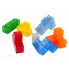 LEAN TOYS Magic Magnetic Cube 7 Elements - magnetické 3D puzzle, 7 dielov, viacfarebné, vzdelávacia hračka od 6 rokov