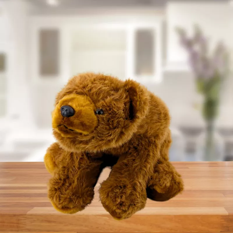 LEAN TOYS plyšová hračka hnedý medveď plyšová hračka 28cm