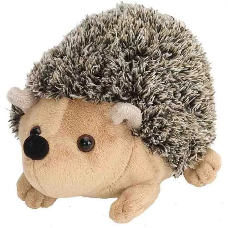 LEAN TOYS plyšový ježko maskot plyšová hračka hnedý 17,5 cm