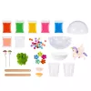 LEAN TOYS súprava na pestovanie kryštálov jednorožec terárium s DIY osvetlením