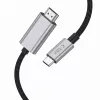 TECH-PROTECT ULTRABOOST kábel USB-C na HDMI 2.1 8K 60Hz 200cm železnosivá