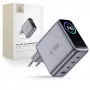 TECH-PROTECT POWERVISION NC140W-GaN 4-port nabíjačka PD 140W / QC3.0 tmavosivá