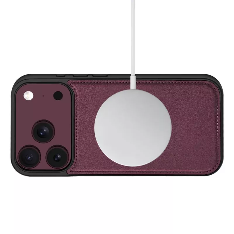TECH-PROTECT MagSafe peňaženka pre iPhone 17 Pro Max / 18 Pro Max – morušová, RFID ochrana, pre 3 karty