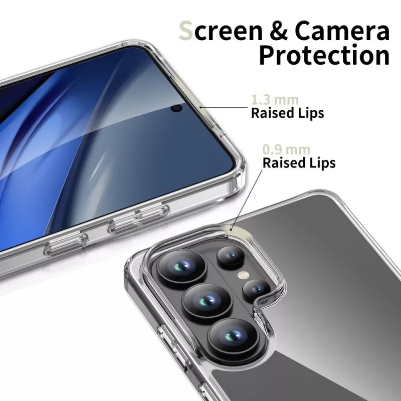TECH-PROTECT FlexAir hybridné puzdro pre Samsung Galaxy S26 Ultra - transparentné