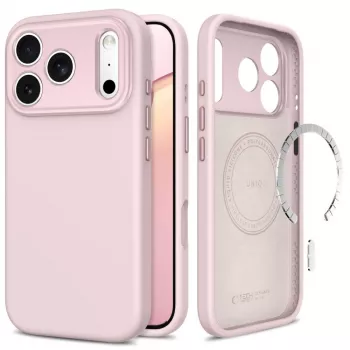 Tech-Protect Uniq MagSafe priehľadné puzdro pre iPhone 17 Pro / 18 Pro soft pink