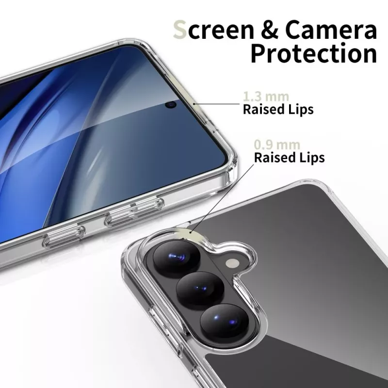 Tech-Protect FlexAir hybridné puzdro pre Samsung Galaxy S26 - transparentné