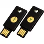 YubiKey 5 NFC bezpečnostný kľúč, balenie 2 ks (čierna/zlatá, USB-A & NFC)