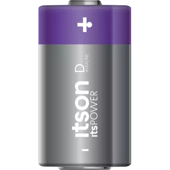 Alkalická batéria D itson itsPOWER, balenie 2 ks (LR20IPO/2CP)