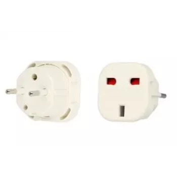 iLike UK/EU nabíjačka adaptér biela - kompaktná 10,5W USB nástenná nabíjačka, EU zástrčka, 2,1A, ochrana proti preťaženiu