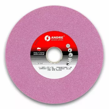 ANDRE plochý brúsny kotúč 200mm x 20mm x 32mm CRA60K7VE01-35 ružová Typ 1